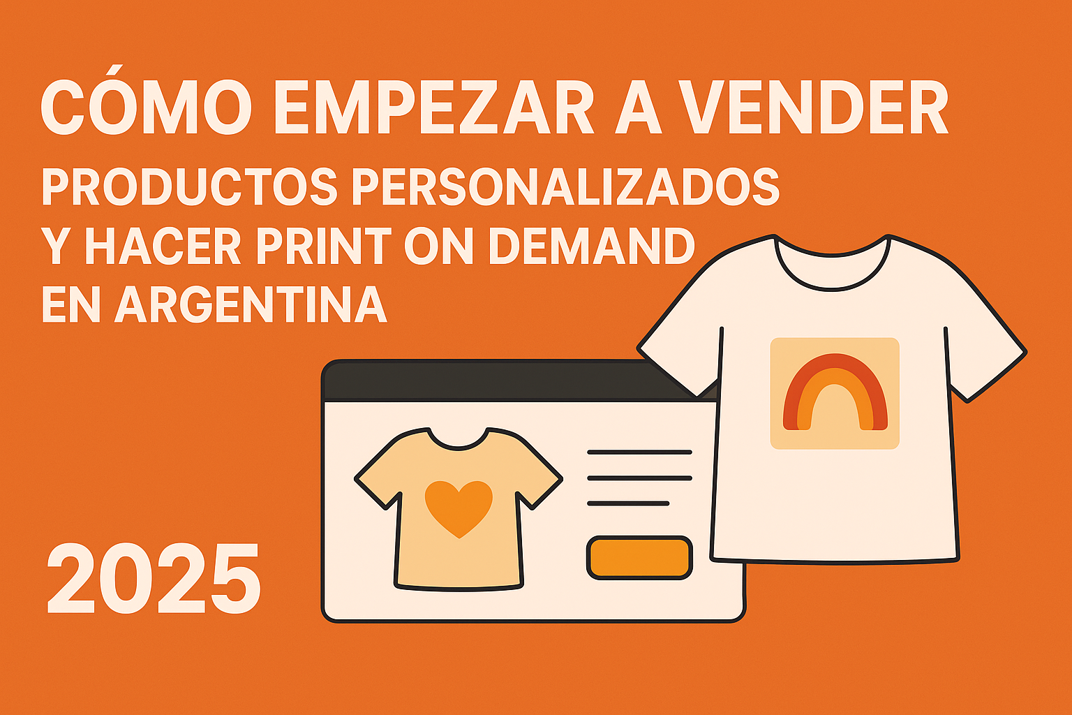 Cómo empezar a vender productos personalizados y hacer Print On Demand + Dropshipping en Argentina